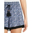 thumbnail image 4 of No Boundaries Juniors Gauze Shorts with Crochet Trim, 4 of 5