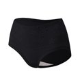 thumbnail image 3 of FCLoft Women's High Waist Cotton Anti-Roll Briefs Tummy Control Underwear, 3 of 5