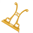 thumbnail image 2 of Support de Ventilateur Rond Présentoir Vintage Antique Pliable Support de Ventilateur Base Détachable Support de Bureau en Papier, 2 of 6