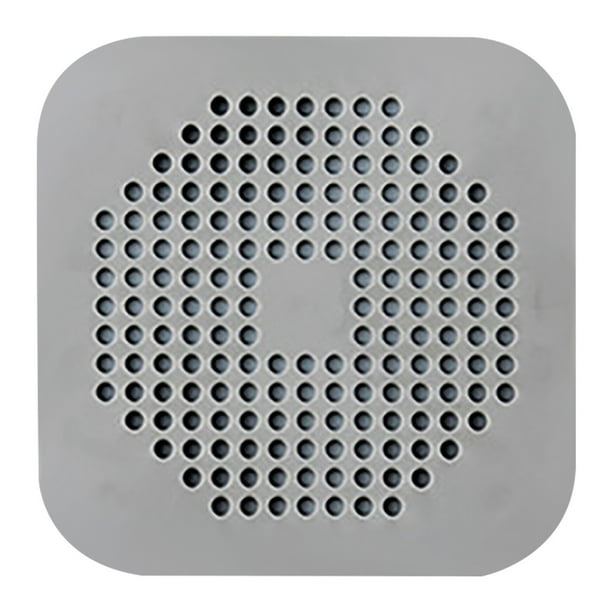 Filtro de cabello de drenaje de fregadero de cocina | Paquete de 2 tapas de desagüe de piso TPR con ventosas | Colador de escombros de alcantarillado de baño | Pantalla flexible de prevención de