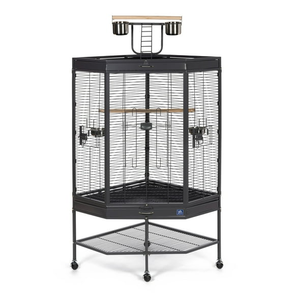 Prevue Pet Products Corner Cage with Playtop 3165