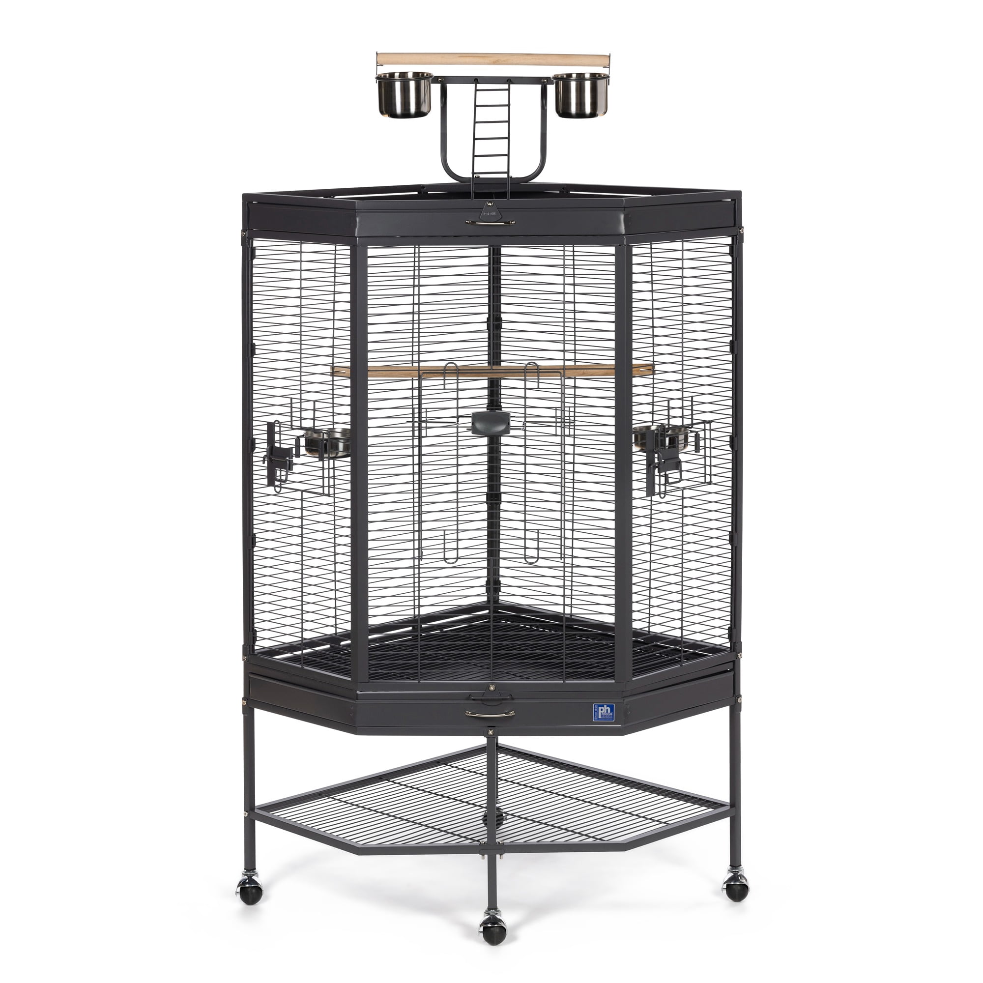 Prevue Pet Products Corner Cage with Playtop 3165