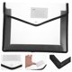 thumbnail image 1 of RENACLIPY 2Ud Carpetas Transparentes A4 De PP Duraderas Para Organización De Contratos Y Recibos, 1 of 6