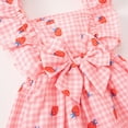 thumbnail image 5 of mgoYE Toddler Girl Dress Ruffle Sleeve Bowknot Dress Floral Dresses with Bow for Play Party Birthday Casual 2-6t(Pink,2-3 Years), 5 of 9
