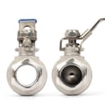 thumbnail image 3 of U.S. Solid 2pcs 2-Way Manual Ball Valve 304 Stainless Steel 1 in Female x Male NPT, 3 of 6