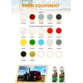 thumbnail image 5 of Samurai 2-Part Polyurethane Spray Paint for Farm Equipment - 11.3 Ounce UV Resistant and Rust Resistant Polyurethane Spray (FLAT GREEN, Pack of 6 Cans), 5 of 6