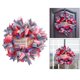 thumbnail image 5 of de Primavera de 16 Pulgadas de La Independencia para Puerta de Puerta Floral Boda Ventana Pared Decoración para Macarena Corona del Día de la Independencia, 5 of 8