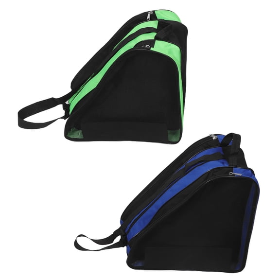 UPOUART 2Pcs Portable Roller Skate Bag with Spacious Compartments Sturdy Wear Resistant Fabric Assorted Color