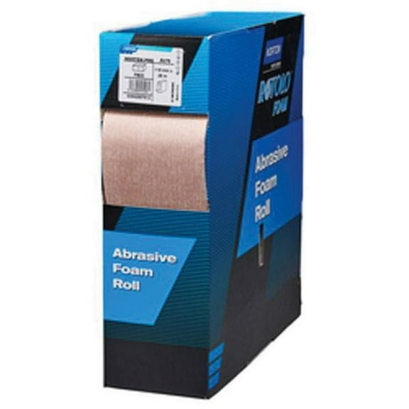 Norton Abrasives Foam Sanding Pads,4-1/2in x 82ft,320G 66623357606