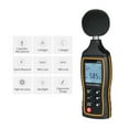 thumbnail image 5 of Sound Level Meter High Accuracy Decibel Meters Digital Sonometer Noise Meter with A C Weighting And Automatic Shifting Function ,Small and Lightweight, 5 of 6