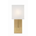 thumbnail image 3 of Crystorama Brent 1 Light Vibrant Gold Sconce - 6.5"W x 15"H x 4"D, 3 of 11