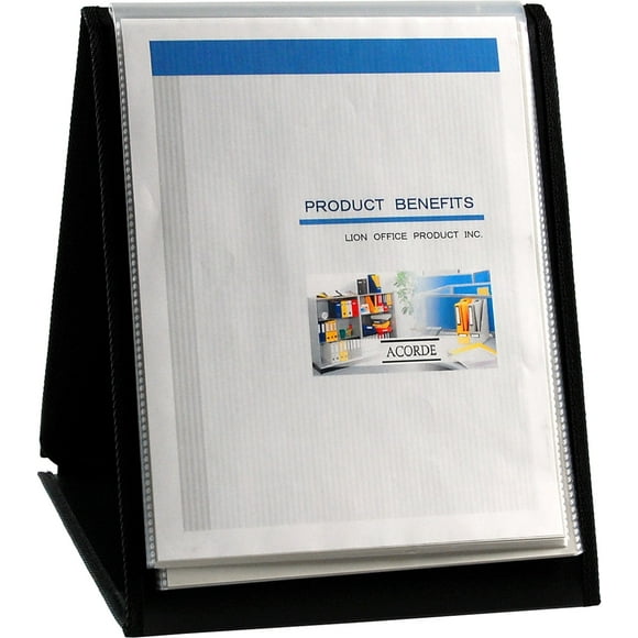 Libreta con forma de león en forma de carátula Flip-N-Tell con forma de león con 20 bolsillos