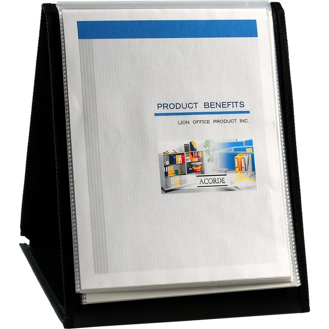 Libreta con forma de león en forma de carátula Flip-N-Tell con forma de león con 20 bolsillos