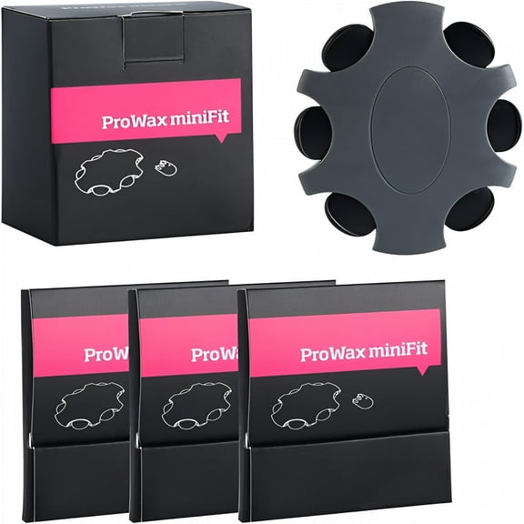 GJX Hearing Aid Wax Guard Filters MiniFit Replacement Clear Hygienicing Kit Accessory