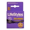 Product Of Life Style, Ultra Lubricated With Spermicide (Purple), Count 6 (3Pcs) - Birth Control / Grab Varieties & Flavors