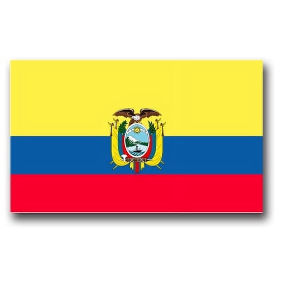 3.8 Inch Ecuador Flag Vinyl Transfer Decal