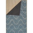 thumbnail image 3 of EORC T181BL8X10 8 x 10 ft. Spring 2020 Contemporary Wool Area Rug, Blue, 3 of 4