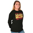 thumbnail image 3 of Betty Boop Brains Beauty Funny Cute Women's Long Sleeve T Shirt Brisco Brands M, 3 of 6