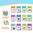thumbnail image 5 of 510 Words Talking Flash Cards LCD Writing Tablet for 3-8 Years Toddlers, Drawing Board Pad Toy for Boys Girls Kids Birthday Gifts, Preschool Montessori Speech Therapy Autism Toys, Blue, 5 of 7