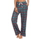 thumbnail image 3 of ShomPort Plaid Pajama Pants Casual Wide Leg Plaid Pants Comfy Lounge Sleep Pjs Pants with Drawstring and Pockets, 3 of 8