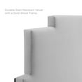 thumbnail image 4 of Modway Lindsey Performance Velvet King Platform Bed in Light Gray, 4 of 9