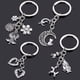 thumbnail image 2 of Llaveros de corazón de amor para mujer, hombre, perro, gato, llavero de coche, ala, mal de ojo, pistola, joyería de moda, colgante, amigo, regalos de boda originales, 2 of 4
