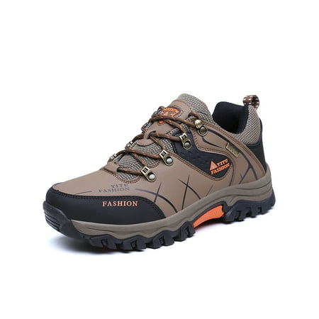 

Lacyhop Men Outdoor Hiking Shoes Comfortable Non-Slip Mountaineering Boots