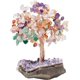 thumbnail image 2 of Árbol de la Vida en 7 Chakras Cristales Naturales Fengshui Decoración de Árbol con Base de Amatista Piedra Adorno Decorativo para la Mesa, Decoración de Meditación, 2 of 5