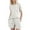 Beige, variant on UVEASISHA Cotton Linen Shorts Sets for Women 2 Piece Short Sleeve Tshirt Matching Set Plus Size Lounge Sleepwear with Pockets Beige XXXXXL
