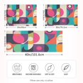 thumbnail image 2 of Yayeee Pillowcase Standard Size Set of 2 Satin Wrinkle Resistant Pillow Case, Pink Geometric, 2 of 7