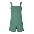 thumbnail image 4 of SUYOLL Women Summer Casual Romper Shorts Adjustable Strap Overalls Wide Leg with Pockets Solid Color Work Overalls, 4 of 5