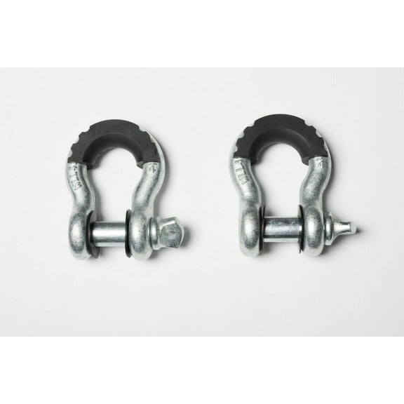 (2) Galvanized 3/4" D-Ring Bow Shackle 10500lbs Pin & no noise vibration Reducer