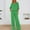 Green, variant on Ladies' Fashionable Solid Color Casual Loose Three Quarter Sleeve Wide Leg Pants Set Pants And Coat for Women Wedding Pant Suits for Women Elegant plus Size Winter Training Pants Women Female Formal