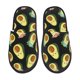 thumbnail image 1 of Balery Flowers Avocado Pantuflas de Casa de Felpa Silenciosas con Diseño Estampado, Zapatillas Cómodas Antideslizantes de Algodón para Interior-Large, 1 of 8