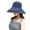 Navy, variant on Women's Bucket Hat Reversible Floppy Beach Hats Camp Soft Light Wide Brim Hat Canvas Cotton Fishing Cap Foldable Summer UPF Sun Protection Brown One Size