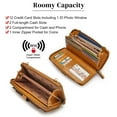 thumbnail image 4 of S-ZONE Vegan Leather Crossbody Bags for Women Small Cell Phone Purse RFID Blocking Clutch Purses with 2 Straps, 4 of 6