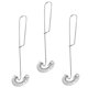 thumbnail image 3 of 3 batidores de mano de acero inoxidable con resorte y espiral para huevos, utensilios de cocina manuales., 3 of 7