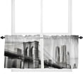 thumbnail image 6 of New York City Bridge Building Curtain For Living Room Kids Bedroom Kitchen Window Curtains Home Interior Drapes, 6 of 7