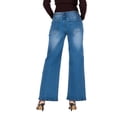 thumbnail image 5 of Forever 21 Women's Low Rise Baggy Stretch Denim Jeans, Sizes 0-14, 5 of 5