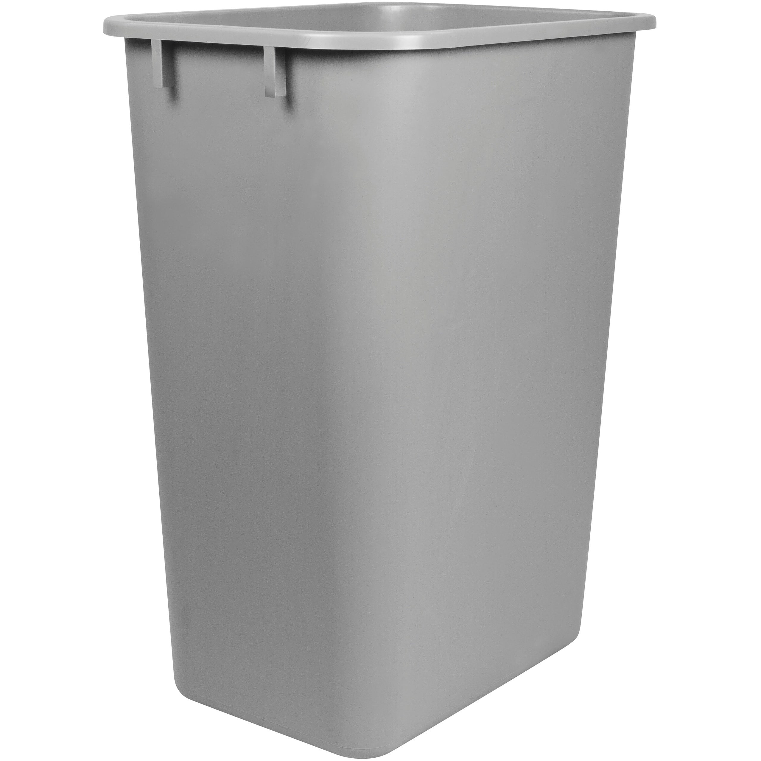 Large/Tall Waste Basket Black 15.5 x 11 x 20.75 Inches Case of 4 