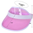 thumbnail image 4 of LiuXxxx UPF 50 Sun Baseball Cap Wide Brim Outdoor Sports Hat Adjustable Strap Sweatband for Daily Leisure Summer Pink, 4 of 4