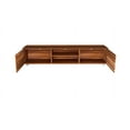 thumbnail image 5 of TV Console Table Storage Cabinet for TVs Up to 70", TV Stand Media Console Cabinet Large Entertainment Center with Storage for Living Room, Walnut, 5 of 8