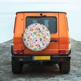 thumbnail image 6 of Naloa Retro Musi Disco PVC Leather Spare Tire Wheel Cover for Car Truck SUV Camper Trailer Universal Fit many size16 inch, 6 of 6