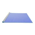 thumbnail image 2 of Ahgly Company Machine Washable Indoor Rectangle Abstract Blue Contemporary Area Rugs, 2' x 4', 2 of 4