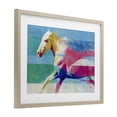 thumbnail image 2 of Stupell Industries Modern Abstract Horse In Stripes Birch Framed Print Under Glass, 20 x 14, by Chromatic Storm Studio, 2 of 8