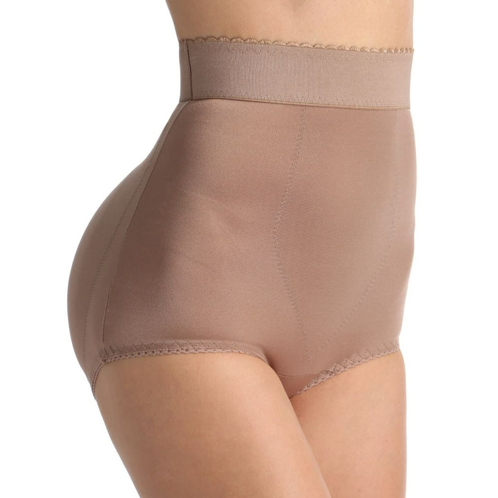 Rago Women's Rago 915 High Waist Padded Shaping Panty (Mocha L