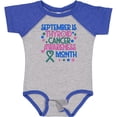thumbnail image 3 of Inktastic September is Thyroid Cancer Awareness Month Boys or Girls Baby Bodysuit, 3 of 5