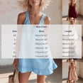 thumbnail image 4 of Tqcoqu Summer Mini Dresses for Women,Tie Front Ruffle Hem Sleeveless Mini Beach Dress,2026 Trendy Basic Dresses,Black Women's XS-XXL, 4 of 6