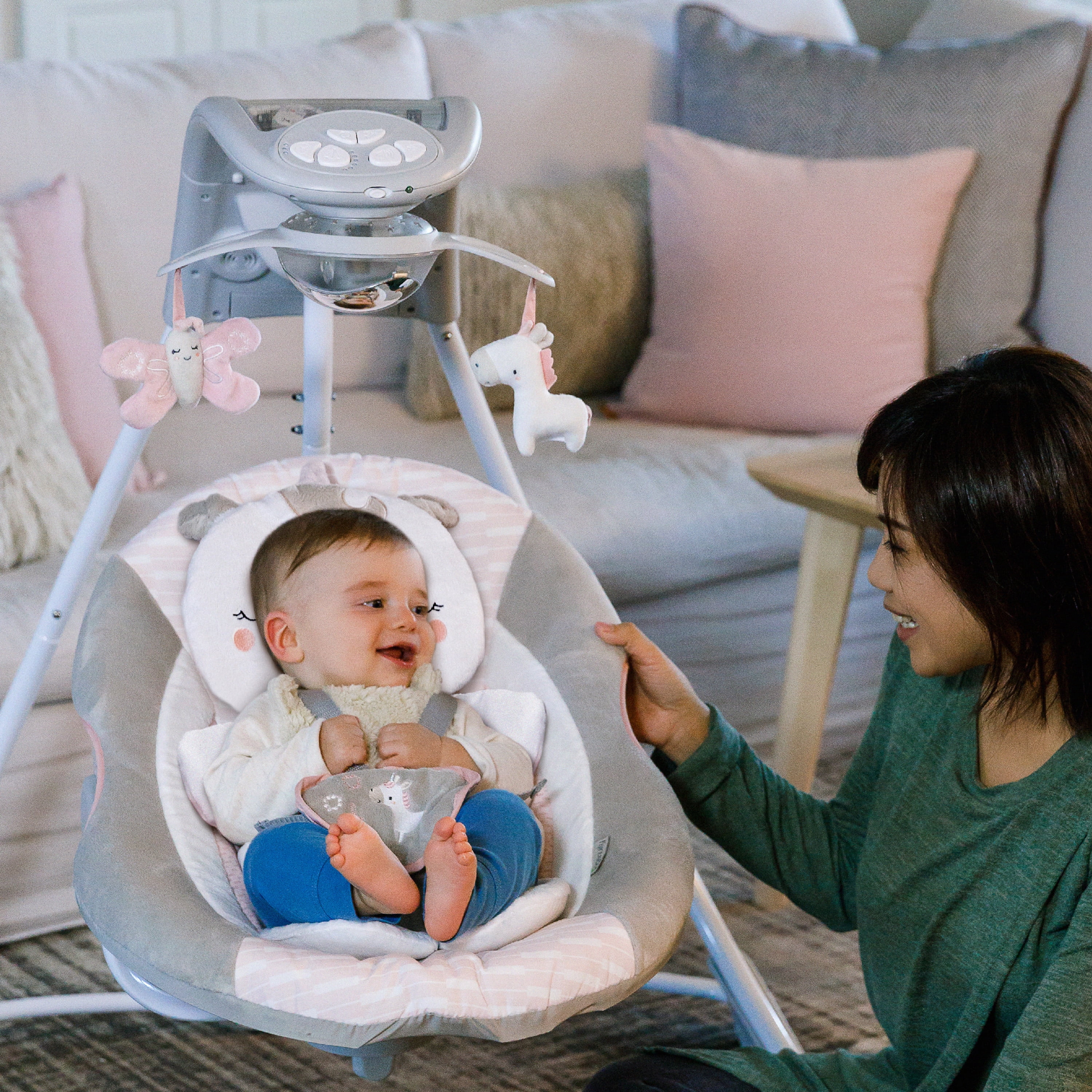 ingenuity unicorn swing