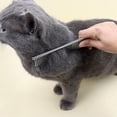 thumbnail image 3 of BIMZUC Metal Dog Grooming Comb – Lightweight, Portable, Safe Rounded Ends – Professional Knot‑Remover for Cats & Dogs, 92426M, 3 of 8